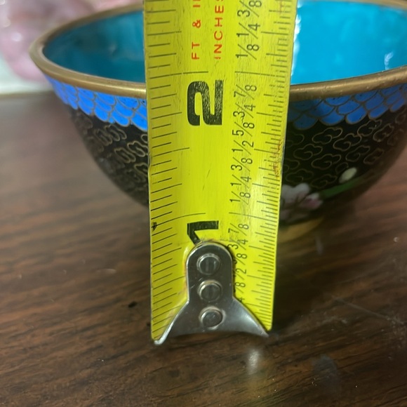 Chinese Cloisonne' Bowl with Floral Decoration - Picture 6 of 6